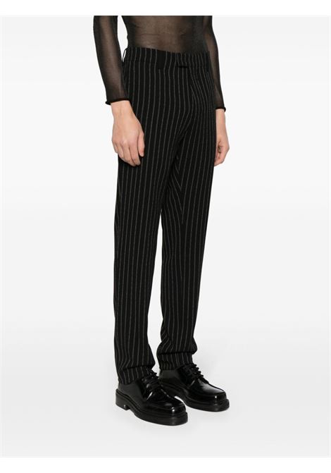 Pantaloni sartoriali in nero - uomo AMI PARIS | HTR008WV00400013